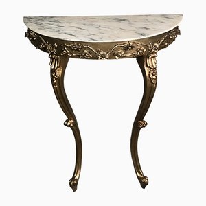 Louis XV Marble Console, 1950s