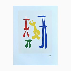 Joan Miro, Jeu Surréaliste, 1970s, Lithographie