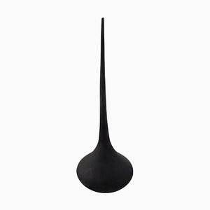 Vase en Forme de Goutte Colossal Noir Mat