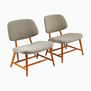 Chaises Teve par Alf Svensson pour Ljungs Industrier, 1950s, Set de 2