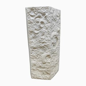 Weiße Vintage Biskuitporzellan Vase von Ak Kaiser, 1960er