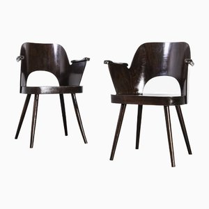 Model 515 Side Chairs attributed to Oswald Haerdtl, 1950s, Set of 2