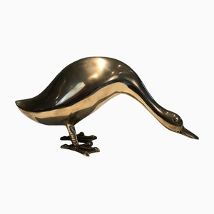 French Brass Goose, 1970s
