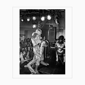 Impresión fotográfica de Mick Rock, Bowie and Ronson on Stage, 1972