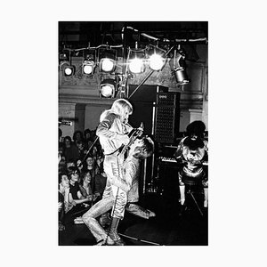 Impresión fotográfica de Mick Rock, Bowie and Ronson on Stage, 1972