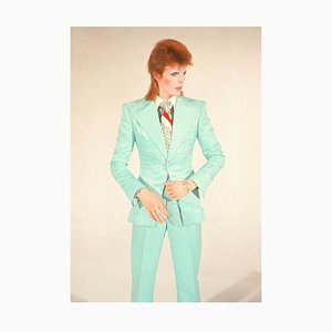 Mick Rock, Bowie in Suit, 1973, Estate Fotografie Druck