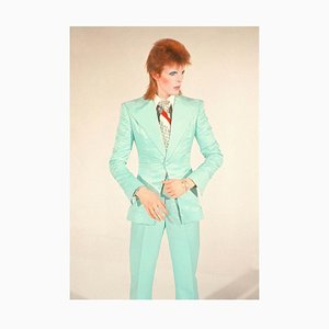 Mick Rock, Bowie in Suit, 1973, Estate Photograph Print