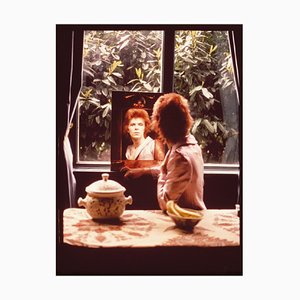 Stampa fotografica di Mick Rock, Bowie in the Mirror, 1972