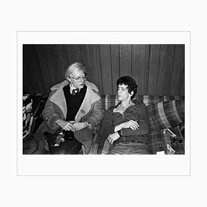 Mick Rock, Lou Reed and Andy Warhol, 1976, Estate Photograph Print