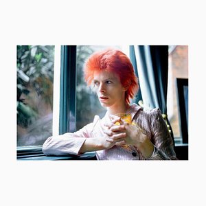 Impresión fotográfica de Mick Rock, David Bowie en Haddon Hall, 1972