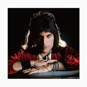 Mick Rock, Freddie Mercury, 1974, Estate Fotografie Druck