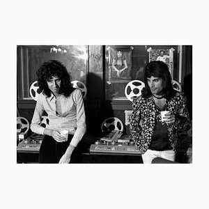 Impresión fotográfica de Mick Rock, Mercury and May, 1974