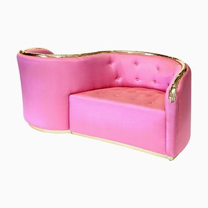 Vis-À-Vis De Gala Pink Sofa by Salvador Dali
