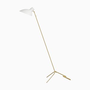 Floor Lamp in Brass by Vittoriano Viganò for Astap