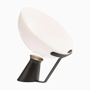 Aida Table Lamp in Aluminium and Glass by Angelo Mangiarotthe for Karakter