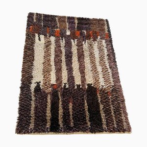 Tapis Rya Abstrait, Finlande, 1960s