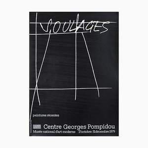 Pierre Soulages, Peintures Récentes: Exposición Pompidou, 1979, Póster original