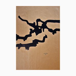 After Eduardo Chillida, Abstract Composition, 1980, Offset Lithograph