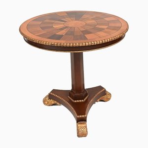 Regency Marquetry Inlay Side Table