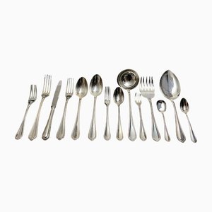 Spatours Cutlery Set in Silver Metal from Christofle, Set of 123