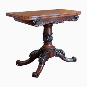 William IV Card Table in Rosewood