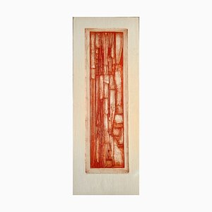 Pierre Courtin, Abstrakte Komposition, 1950er, Reliefradierung