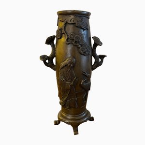 Vase Antique en Bronze, Chine, 1880s