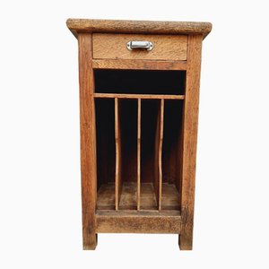 Small Antique Office Cabinet in Oak, Early 19th Century