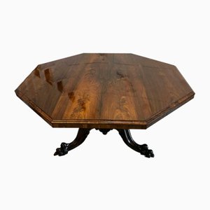 Large Early Victorian Rosewood Centre or Dining Table from Gillows, 1840s