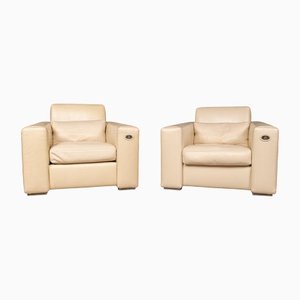 Faux Crocodile Leather Armchairs by Fendi, Italy, 1990s, Set of 2