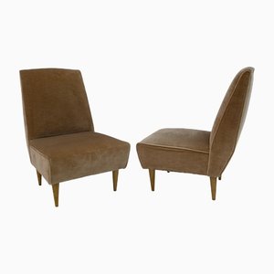 Mid-Century Modern Armchairs by Ico Parisi for Ariberto Colombo, 1950s, Set of 2