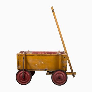 Wooden Children's Cart from Weser, 1930s