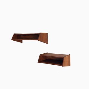 Tables de Chevet Floating Hall par Aksel Kjersgaard pour Odder Furniture, Set de 2