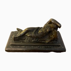 Figurine Victorienne en Bronze, 1860