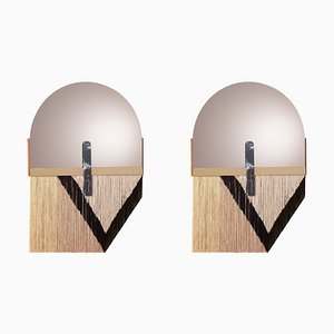 Miroirs Souk Noirs par Dooq, Set de 2