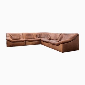 DS-46 Modular Leather Sofa from De Sede, Switzerland, 1970s, Set of 5
