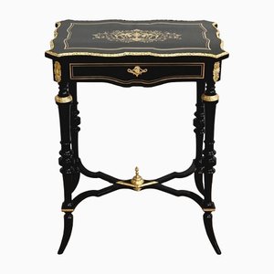 Petite Table en Poirier Noirci Napoléon III