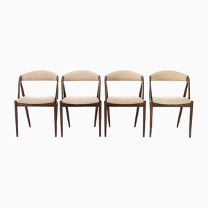 Model 31 Dining Chairs by Kai Kristiansen for Schou Andersen, Set of 4, 1960s
