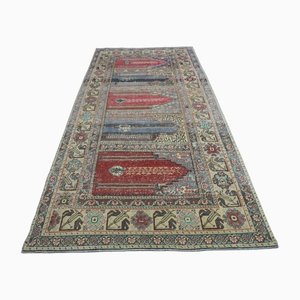Turkish Hand-Knotted Runner Rug