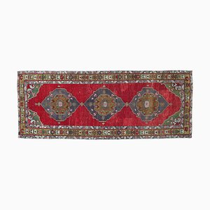 Tapis de Couloir Vintage Fait Main, Turquie