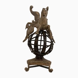 Sculpture de Pégase sur Astrolabe par Lam Lee Group Dallas