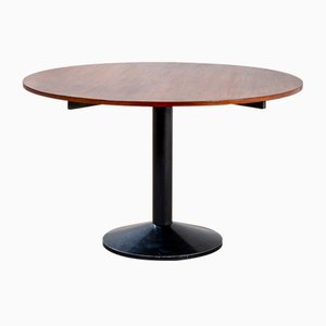 Tl30 Modell Tisch aus Metall & Holz von Franco Albini für Poggi, 1950er