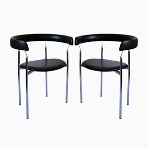 Rondo Chairs by Jan Lunde Knudsen for Sørlie Fabrikker, 1960s, Set of 2