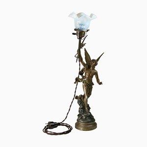 Allegory of Victory Table Lamp from Émile Bruchon, 1900s