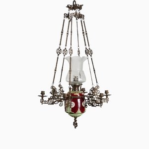 French Liberty Metal Chandelier