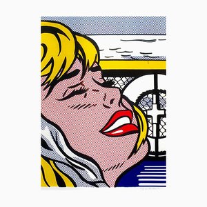 Roy Lichtenstein, Shipboard Girl, Vintage Lithographie, 1965