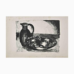 André Utter, Still Life, Original Lithograph, Early 20th Century