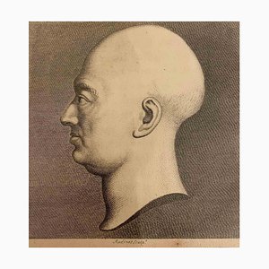 Philip Audinet, Profil, Original Radierung, 1810