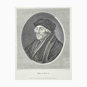 Thomas Holloway, Portrait of Erasmus, Original Etching, 1810