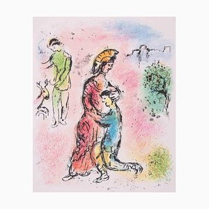 After Marc Chagall, Odysseus Makes Himself Known, 1989, Lithograph